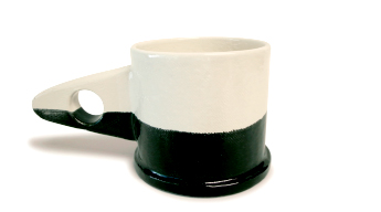 Mug White × Black | Echo Park Pottery