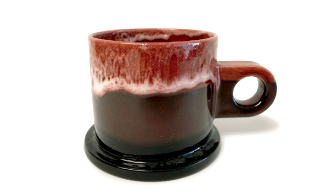 Mug Red × Black | Echo Park Pottery