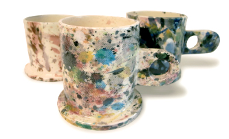 Mug Splattered  | Echo Park Pottery