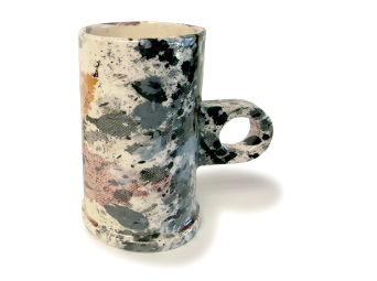 Tall Mug Splattered  | Echo Park Pottery