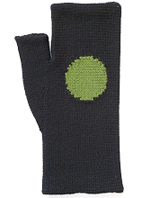 Gloves Dot Green | L.F.A Knit Design