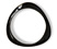 Thin shaped bracelet - black horn | Sarah Petherick